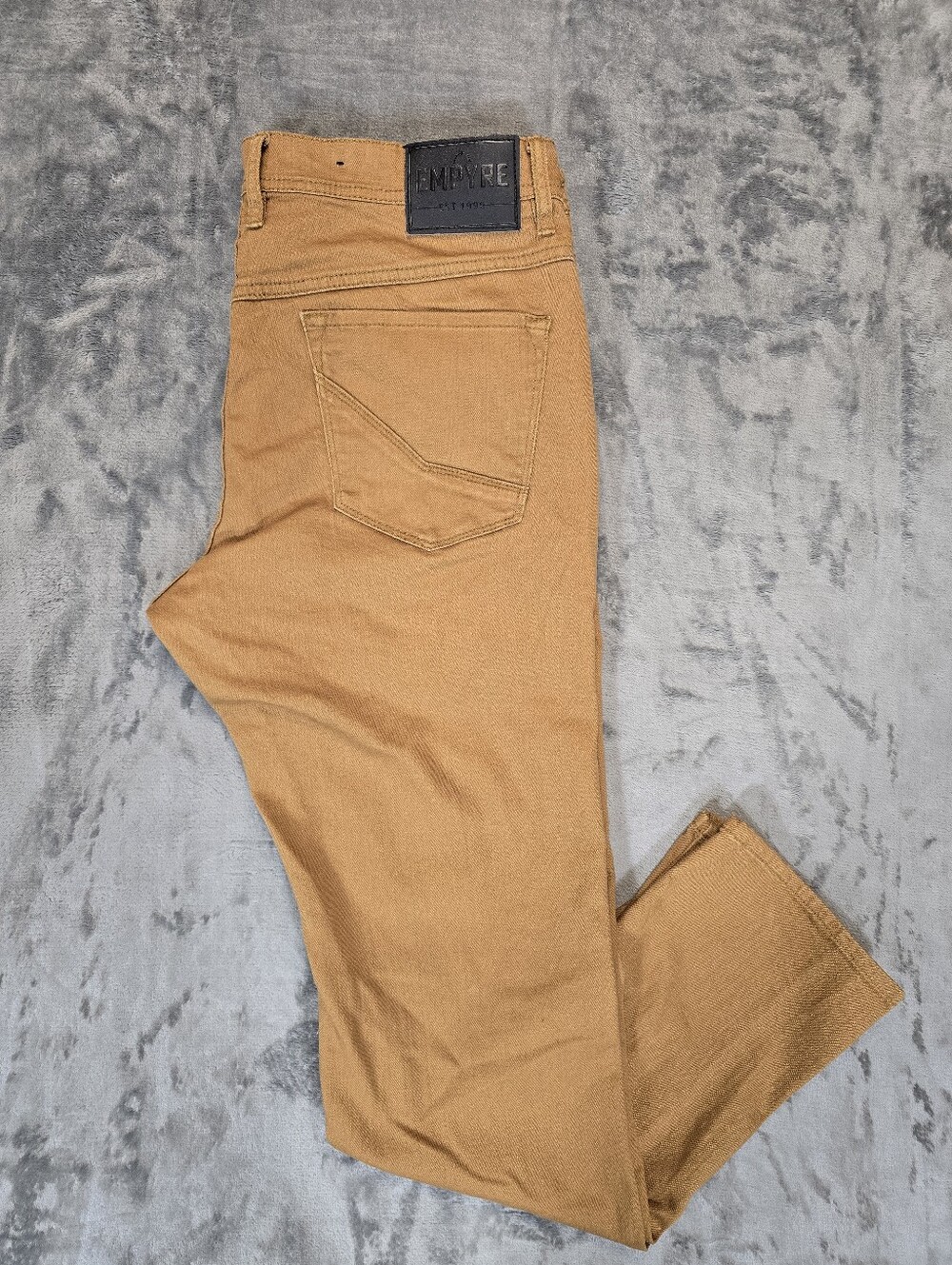 Empyre Skeletor Skinny Brown Jeans Pants Size 34x32 Khaki